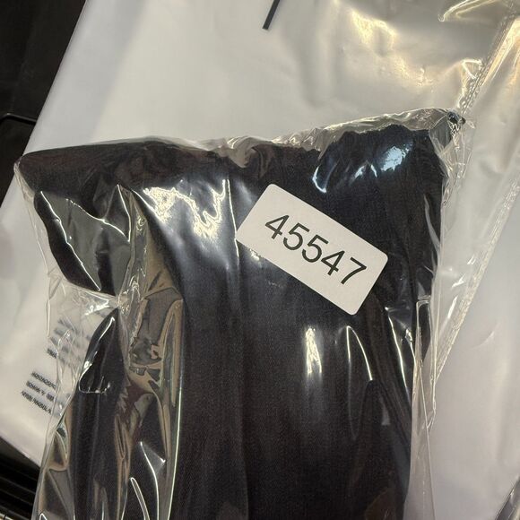 Perry Ellis Dress Pants Men 30/30 Black Mid Rise Pleated Cuffed Wool Pockets - Picture 7 of 7